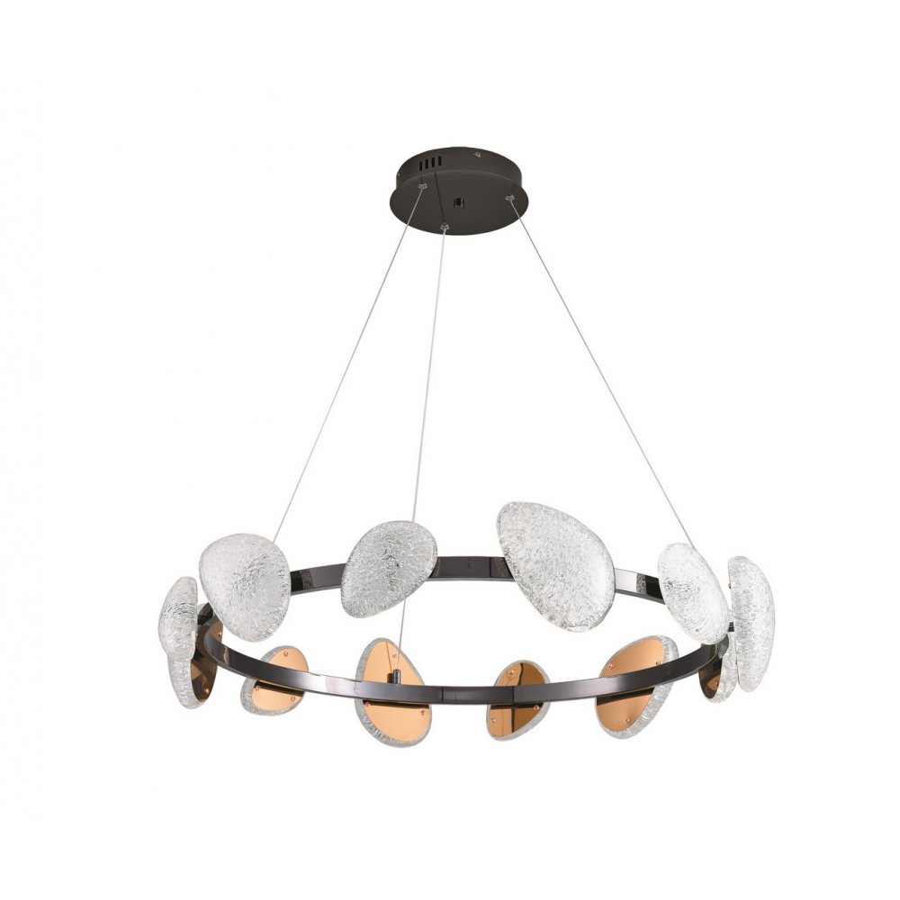 Подвесная люстра кольцо 80см 72Вт 4000К с пультом «Юнни» 07693-12A,29