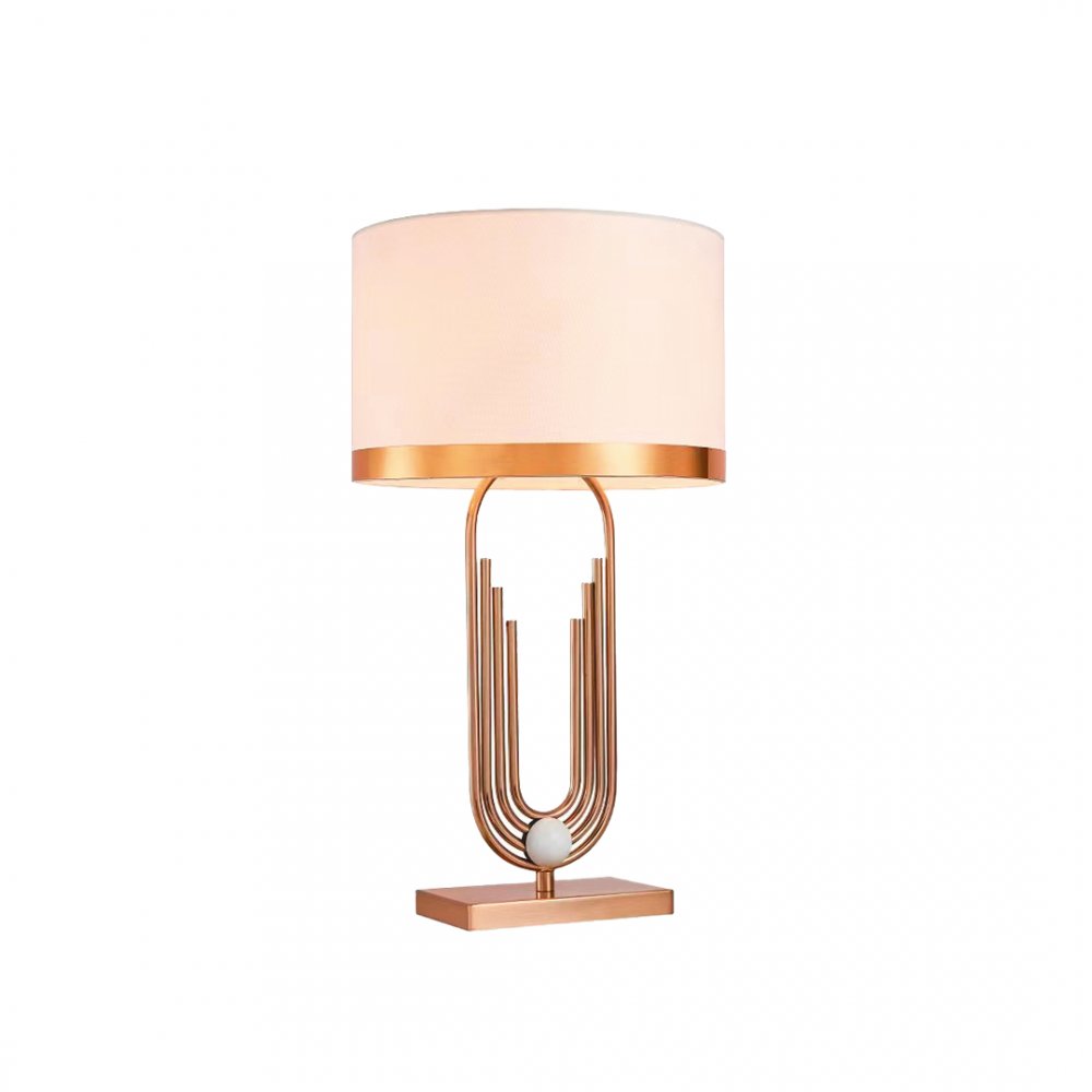 Настольная лампа с абажуром «Лорея» 07701-T,20(01)