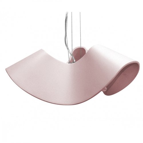Розовый подвесной светильник 07848,10 волна Kink Light