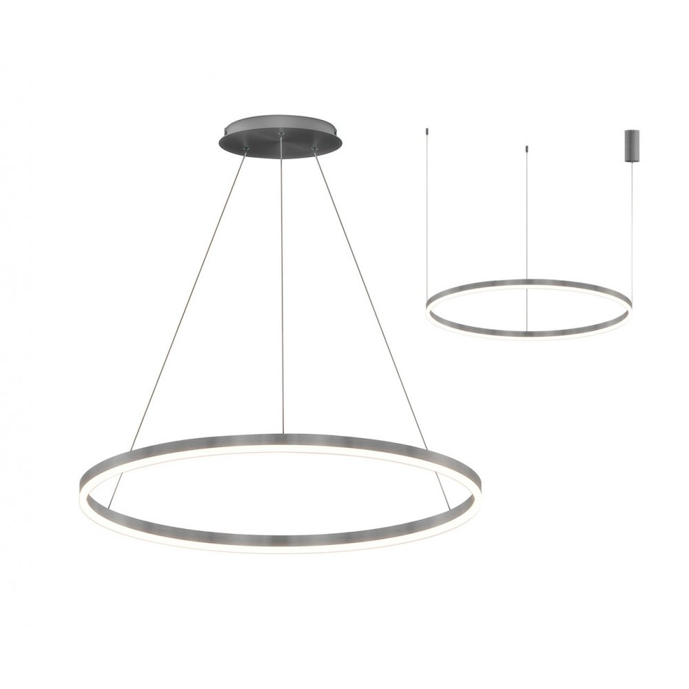 Подвесная люстра кольцо 60см 33Вт 4000К 2 типа крепления «Тор» 08213,12A(4000K)