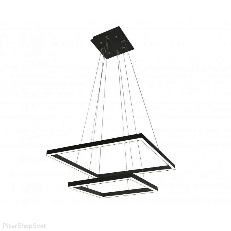 Светодиодная подвесная люстра два квадрата «Альтис» 08227,19(3000-6000K)