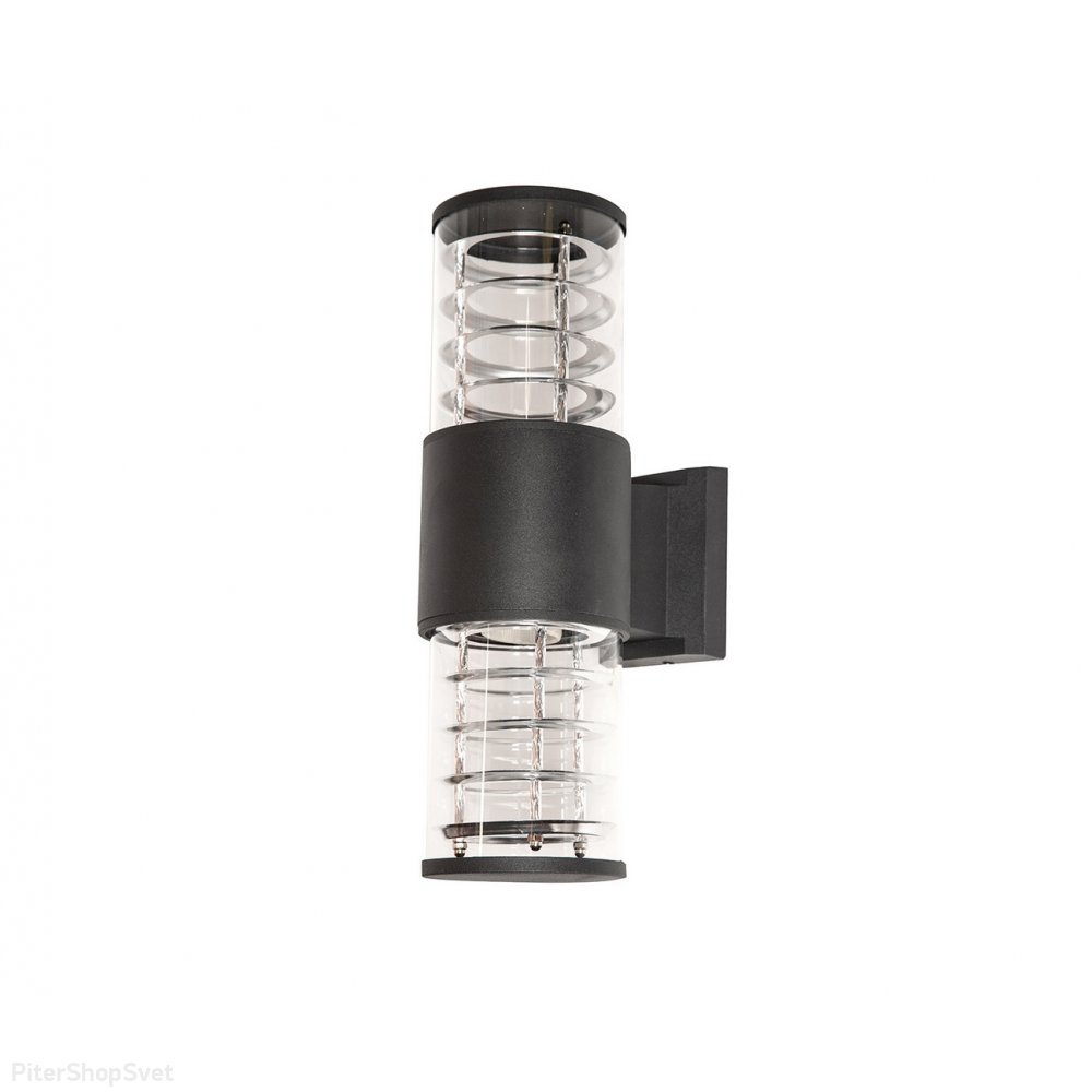 Уличный настенный светильник цилиндр «Глари» 09314-W,19