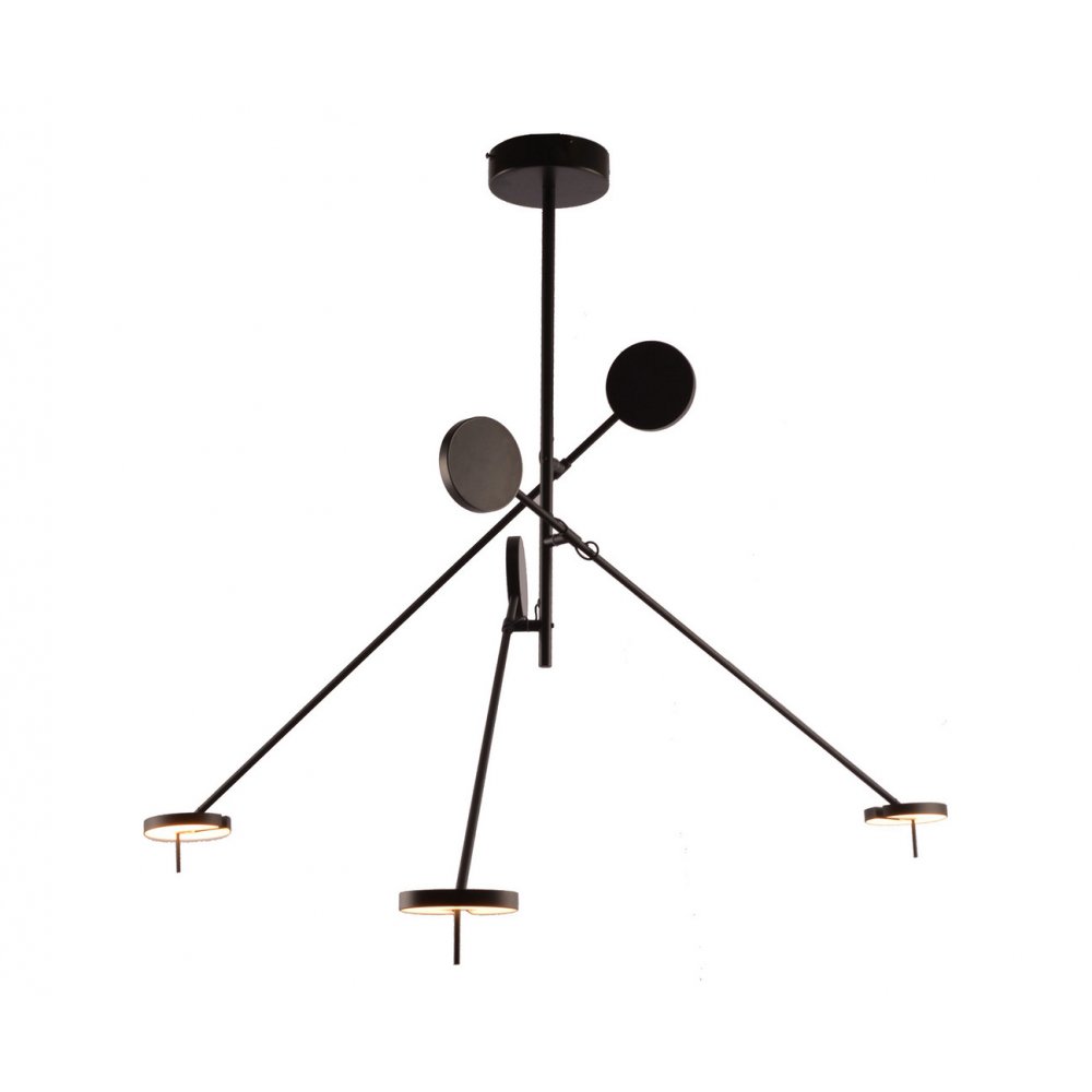 Люстра на штанге с поворотными рожами «Некси» 09440-3A,19(3000K)