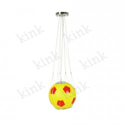 Детский светильник жёлтый футбольный мяч 07480.06 мяч