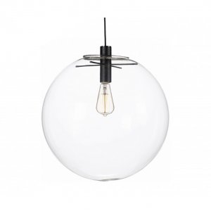 Подвесной светильник прозрачный шар 35см «Меркурий»