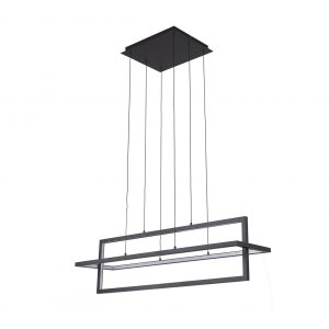 Длинная светодиодная подвесная люстра 100Вт 3000К «Линд»