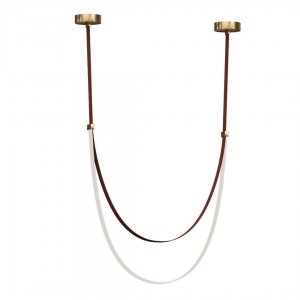 Подвес с коричневым ремнём 3м 70Вт 4000К «Лирд»