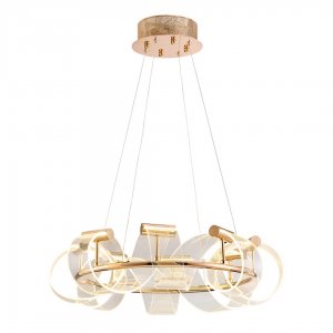 Подвесная люстра кольцо спираль 50см 60Вт 3000К «Ранни»