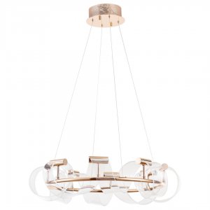 Подвесная люстра кольцо спираль 70см 80Вт 3000К «Ранни»