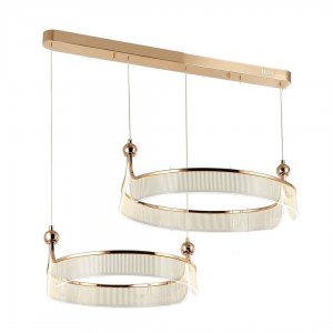 Подвесная люстра 2 кольца 99Вт 3000К «Риваль»