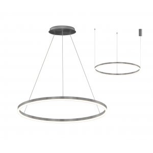Подвесная люстра кольцо 60см 33Вт 4000К 2 типа крепления «Тор»