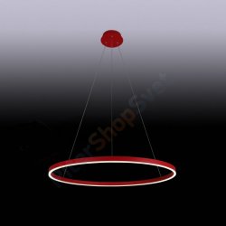 Красная светодиодная люстра кольцо 08214,06 тор