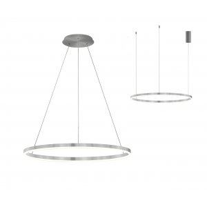 Подвесная люстра кольцо 80см 45Вт 4000К 2 типа крепления «Тор»