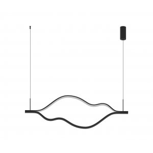 Длинный подвесной светильник волна 140см 50Вт 4000К «Линн»
