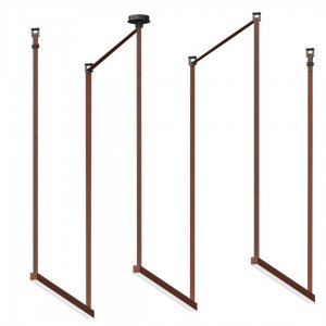 Комплект ременной трековой системы, терракотовый 10м 3*30Вт 4000К «Сатори»