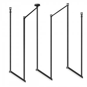 Комплект ременной трековой системы, чёрный 10м 3*30Вт 4000К «Сатори»