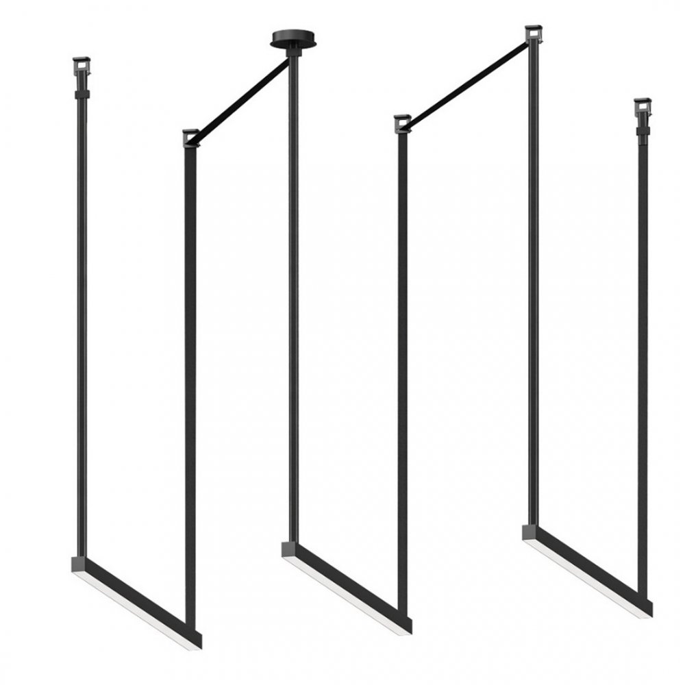 Комплект ременной трековой системы, чёрный 10м 3*30Вт 4000К «Сатори» 6421-2K,19