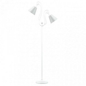 Белый торшер E-02-WM-LMP-O-25