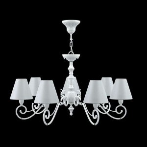 Белая люстра E3-07-WM-LMP-O-25