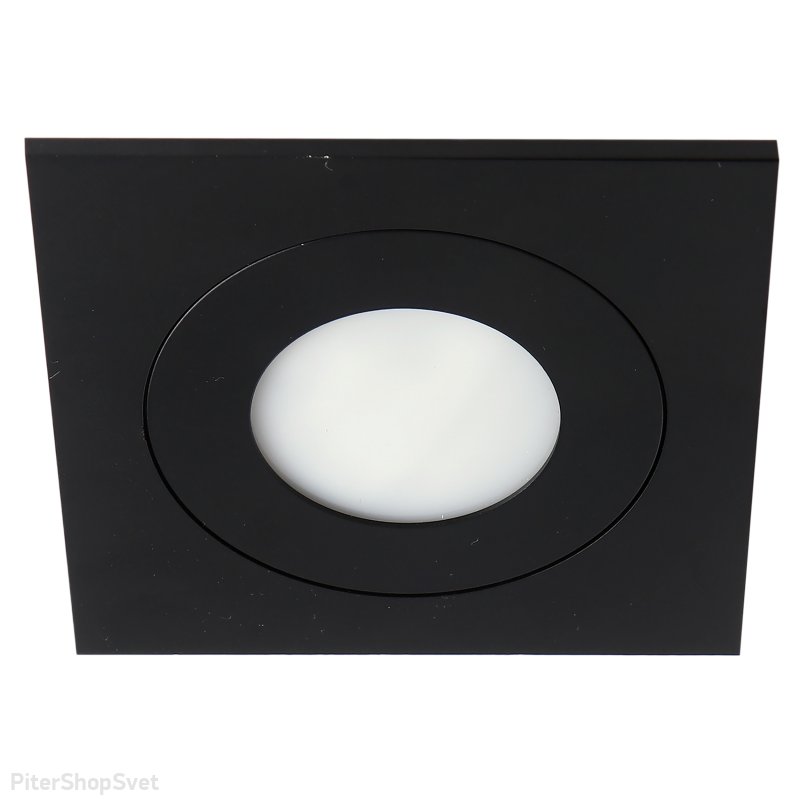 Чёрный встраиваемый светильник 3Вт 3000К с влагозащитой «Leddy» 212187