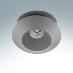 Серый встраиваемый светильник 051209 ORBE