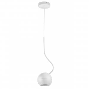 Белый подвесной светильник «Occhio Fabi»