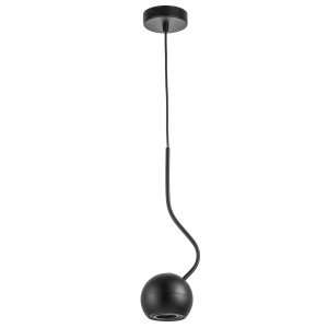Чёрный подвесной светильник «Occhio Fabi»