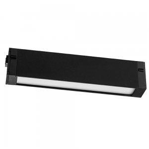 Чёрный однофазный диммируемый трековый светильник 9Вт 3000-6000К «Teta»