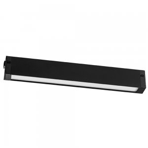 Чёрный однофазный диммируемый трековый светильник 18Вт 3000-6000К «Teta»