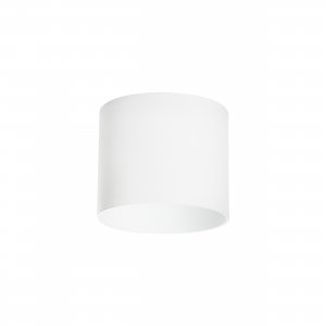 Белый накладной потолочный светильник цилиндр «Rullo»