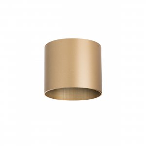 Золотой накладной потолочный светильник цилиндр «Rullo»