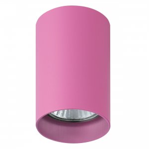 Розовый накладной светильник «RULLO»