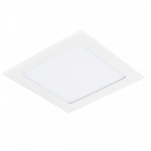 Белый квадратный встраиваемый светильник «Zocco»