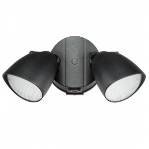 Чёрный уличный накладной поворотный светильник 10Вт 3000К IP54 «Diva»