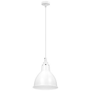 Белый подвесной купольный светильник «Loft»