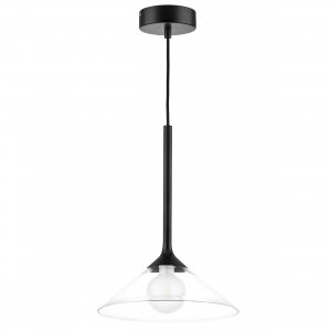 Подвесной светильник с плафоном конус «Vetro»