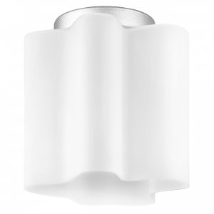 Потолочный светильник с волнистым белым плафоном «Nubi»