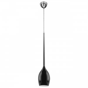 Чёрный подвесной светильник «Meta D Uovo»