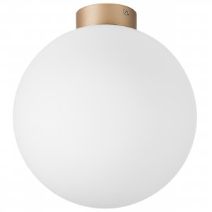Накладной светильник шар Ø25см, цвет шампань «Globo»