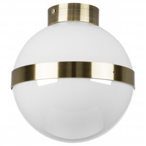 Накладной светильник шар Ø20см, бронзовый «Globo»