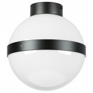 Накладной светильник шар Ø20см, чёрный «Globo»