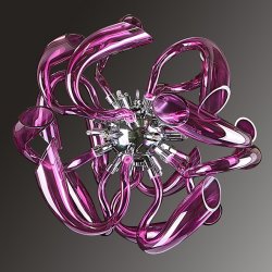 Подвесная люстра из стекла 892128 Stella