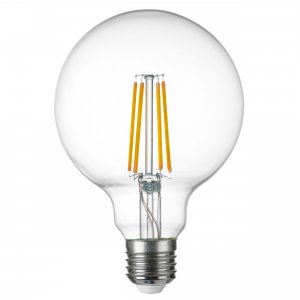 8Вт светодиодная лампа шар E27 720Лм 3000К «LED FILAMENT»