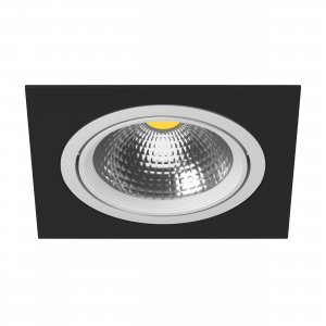 Чёрно-белый встраиваемый светильник «Intero 111»