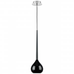 Чёрный подвесной светильник «Forma»