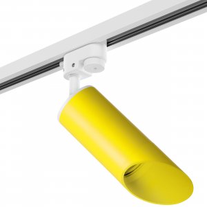 Трековый однофазный светильник, белый/жёлтый «Rullo»