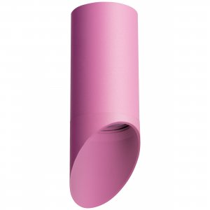 Розовый накладной потолочный светильник «Rullo»