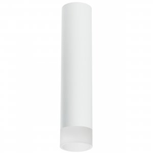 Накладной потолочный светильник цилиндр, белый «Rullo»