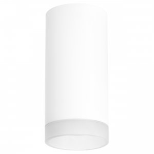 Белый накладной потолочный светильник «Rullo»