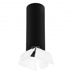 Чёрно-белый накладной светильник софит «Rullo»